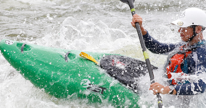 Penrith Whitewater Stadium novice kayak