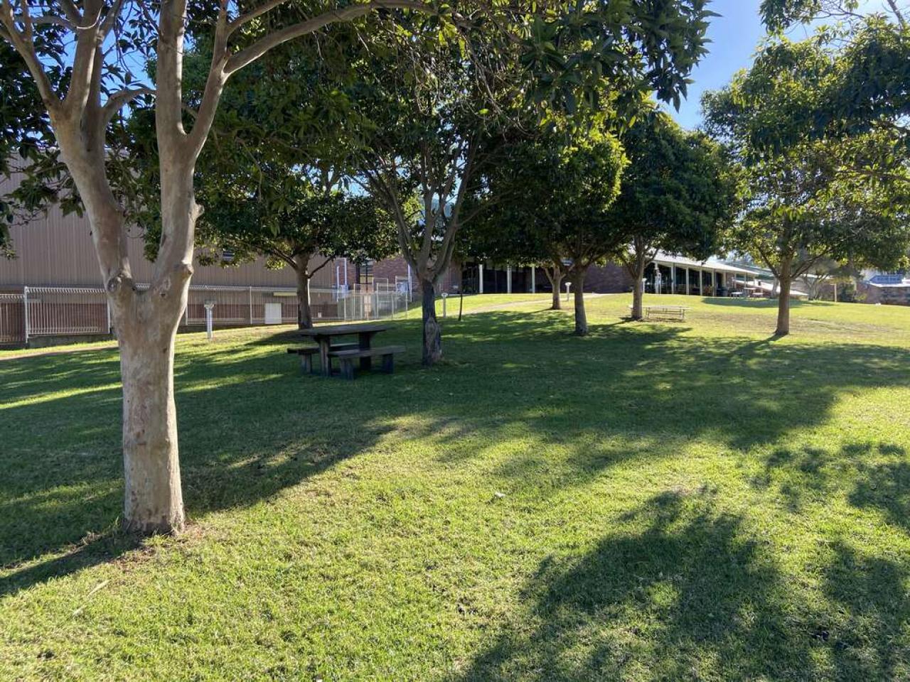 Grounds near Recreation Hall and pool area