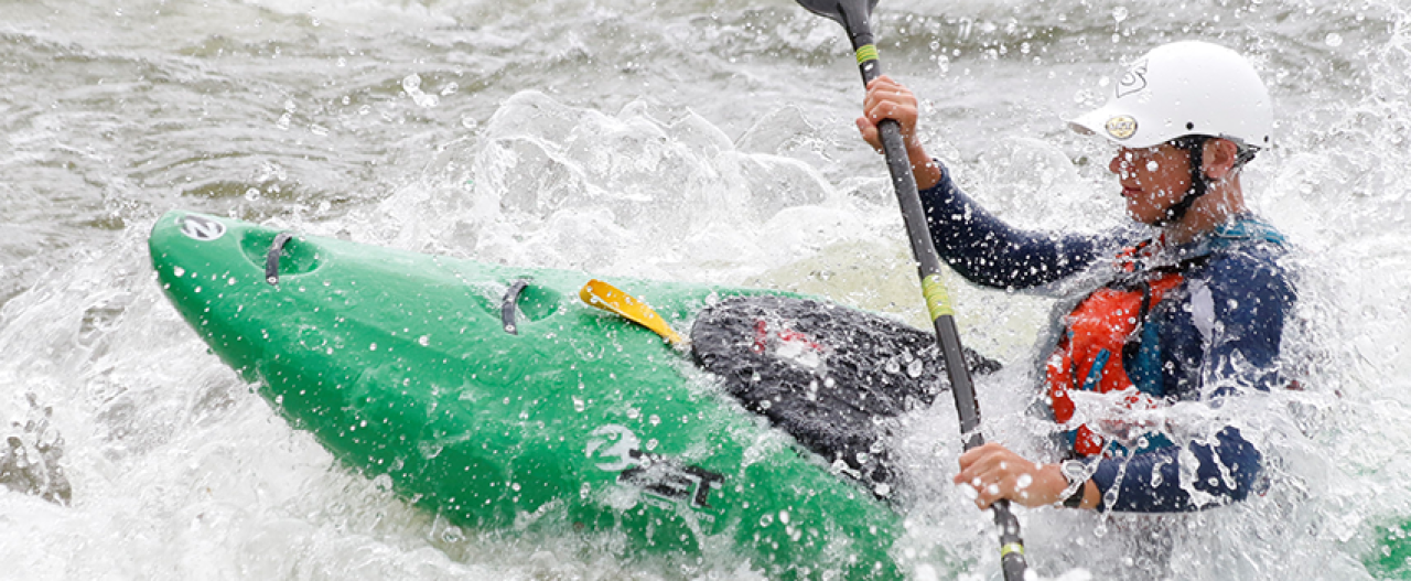 Penrith Whitewater Stadium novice kayak