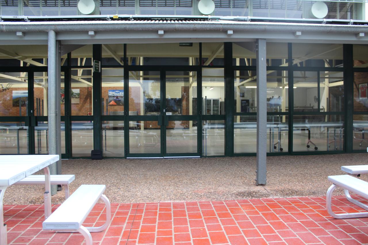 Exterior of dining hall